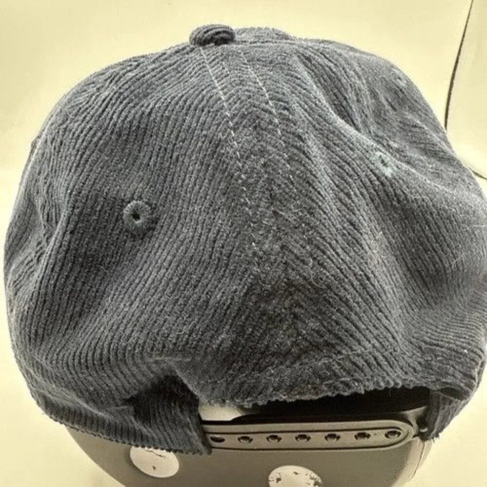 Coors Beer Corduroy Snapback Hat Cap Navy Blue Adjustable Banquet Braided New